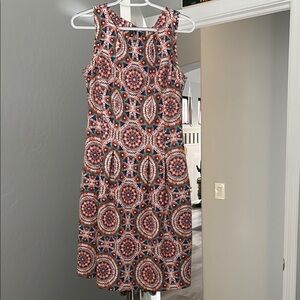 Sleeveless Patterned Dress